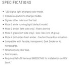 Ski-doo Oem Rev Gen4 gen5- Led 3 Color 4 Mode Led Signal Light Kit-860202619