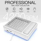 4200rpm Nail Dust Collector Desktop Built In Vacuum Machine For Nails Cleaner