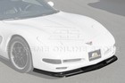 For 97-04 Corvette C5 Performance Glossy Black Front Bumper Vented Lip Splitter