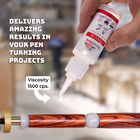Bondxtra Thick Viscosity 8 Oz  Premium Ca Glue For Woodworking With Extra Bottle
