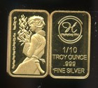 Hayleybug Sorcerer Fantasy   Myth Series 1 10th Oz Gold Gil 999 Fine Silver Bar