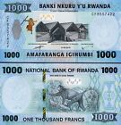 Rwanda 1000 Francs 2019  Unc  5 Pcs Lot  Consecutive  P-43