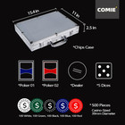 Poker Chips 500pcs Poker Chip Set With Aluminum Travel Case 11 5 Gram Poker Set