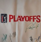 Autographed Pga Tour Fedexcup Playoffs Tournament Pin Flag - Boston - Mid 2000s
