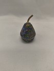 Pair Cloisonn   Enamel Pear Shaped Screw Top Snuff Trinket Box Vintage