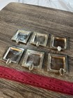 950 Silver Art Deco Set Of 6 Ashtrays  Stamped Sterling 950   Vintage Odm