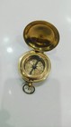 Antique Vintage Brass Pocket Compass With 50 Years Calendar