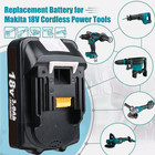 1x 3 0ah Lxt Li-ion Battery 18v Bl1850b Bl1860b Bl1840 Bl1830 Bl1815  For Makita