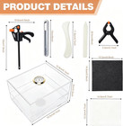382 Pcs Card Flattening   Cleaning Kit  Repair Tool Set With Humidor  Heat Pen 