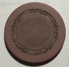 Golden Nugget Poker Chip Las Vegas Nevada  a1 
