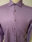 Calvin Klein Men s Dress Shirt Non-iron Slim Fit Purple Button Down Long Sleeve 