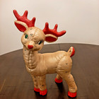 Vintage Kimple Ceramic Mold Christmas Reindeer Deer Figurines Signed 1987