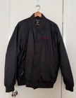 Netflix Glow Tv Show Cast And Crew Jacket Black Snap Front Bomber Jacket Sz Xl