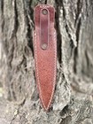 Custom Handmade Fixed Blade Cow Leather Sheath Dagger Knife 