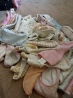 Baby Girl Drool Bibs   Towels W  Sayings-multiple Brands-lot Of 29- Pink Flowers
