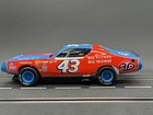1 24 Dodge Charger Nascar Analog Slot Car  Richard Petty  Vintage Metal Chassis
