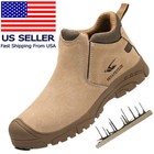 Mens Waterproof Safety Shoes Composite Toe Work Boots Indestructible Sneakers