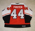 1991-92 Corey Foster Game Worn Used Philadelphia Flyers Hockey Jersey 