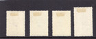 India Kgvi - 1948 Gandhi Lightly Mounted Mint  Set Sg 305-308