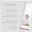 Elta Md Uv Aox Elements Broad Spectrum Spf 50 Tinted 1 7oz  hydrating Exp12 2027