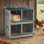 Metal Chicken Nesting Box  Galvanized Steel Hen Box  Easy To Assemble