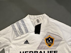Mls La Galaxy Home Jersey Eh6523 New Size Large White Adidas Authentic Men s