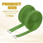 Sew On Hook And Loop Tape  3 4 Inch Nylon Fastener Strips 5 Yards  deep Green 