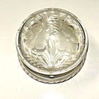 19 C Lg American Brilliant Pairpoint Abp Cut Glass Vanity Jewelry Powder Jar Box