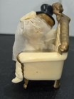 Vintage Wilton Wedding Bride   Groom Couple On Couch Cake Topper 1970