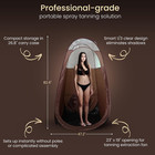 Large Spray Tan Tent     Deluxe Pop Up Tent Portable Tanning Booth With Carry Case