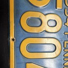 Pennsylvania License Plates 1952 1953 1954 Set 5804 Four Digit