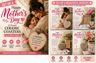Mother   s Day Coaster Set     4x4 Uv Printed Ceramic Tiles     Gift For Mom 