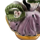 Vintage 1950s Relpo 5  Sweet Girl Purple Dress Planter Ceramic Japan