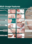 10in1 Pedicure Kit - Stainless Foot Care   Portable Storage Box - New