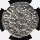 Armenia 1198-1219 Ad Levon I Silver Tram Knights Templar Coin Of Crusades Ngc Au