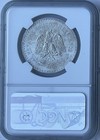 1934-m Mexico 1 Peso     Ngc Ms64   720 Silver