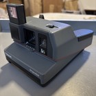 Vintage Polaroid Impulse 600 Instant Film Camera Gray Black - Tested   Works 