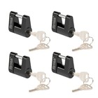  Trailer Tongue Coupler Lock  Trailer Hitch Lock dia 1 4 Inch  Pack Of 4 Black