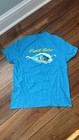 New Kona Brewing Company Blue T-shirt  Liquid Aloha Logo - Size Large