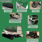 New Greenscape 750-2 No-till Food Plot Grain Drill 75  Wide  2-seed Boxes