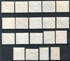 Cyprus 1938-51 Geo Vi Set Of 19 Sg 151 63 M m  ref 1509 