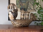 Vintage Mexican Folk Art Rare Pottery Consuelo Rendon Mermaid Read