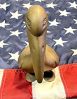 Vintage Pelican Paper Weight Heavy 5 Lb Solid Brass Louisiana State Bird So Cool