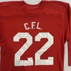 Vintage Russell Shirt Raglan Cfl South Mens M Football Rugby 90s Single Stitch