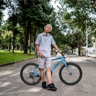20 Inch Mountain Bike  7 21-speed Adult Bicycle With Sturdy Steel Frame