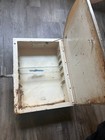 Vintage Medicine Cabinet With Two Tube Lightbulbs