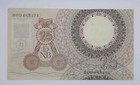 1955 De Nederlandsche Bank Netherlands - 25 Dutch Gulden Banknote No  Bod 058472