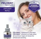 New Feliway Optimum Cat Enhanced Calming Pheromone 3  30 Days Refill Cat 48ml Set