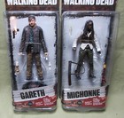 Michonne   Gareth Walking Dead Series 7 Action Figure Lot Mcfarlane Toys Moc