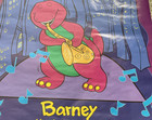 Vintage 1994 Barney Live In New York Poster - 22x34 - Good Condition